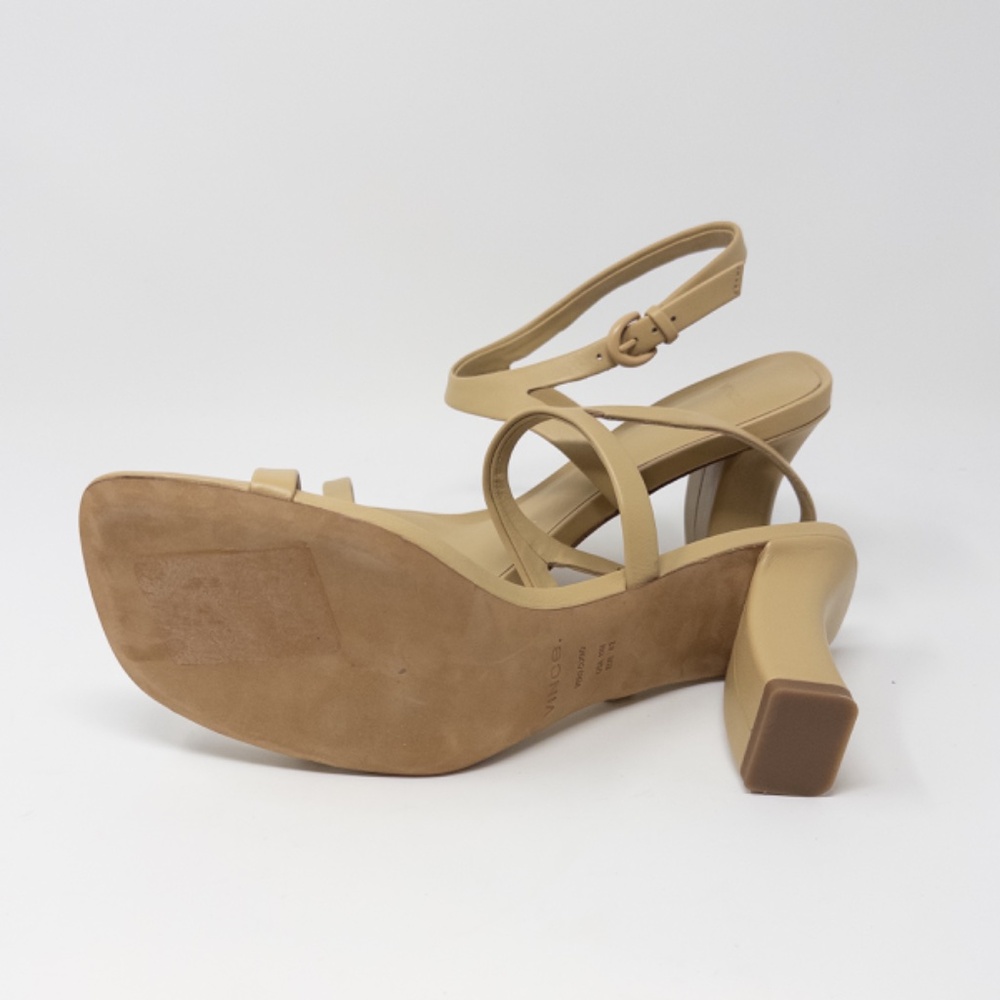 Vince Luella Ankle Strap Sandal Nude Heels Women’s 11 Strappy Sandals - Picture 7 of 7